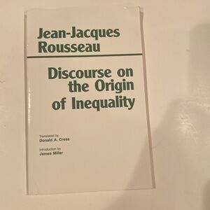 “Discourse on the Origin of Inequality,” Paperback